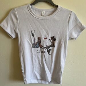 Ascolour Organic Rib Graphic Tee Size Small